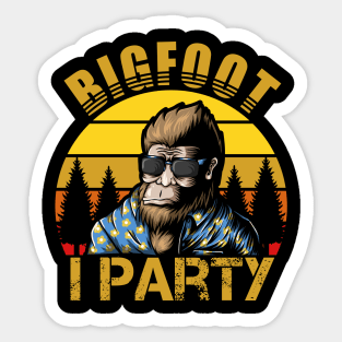 Bigfoot-i party Sticker